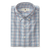 Duck Head Hayford Plaid Cotton Poplin Sport Shirt  - Lure Blue