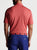 Peter Millar Solid Performance Jersey Polo Sean Self-Collar - Cape Red