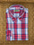 Stinson Long Sleeve Plaid Sport Shirt - Red/Gray/Blue