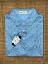 Stinson Short Sleeve Print Performance Knit Polo - Airy/Captain