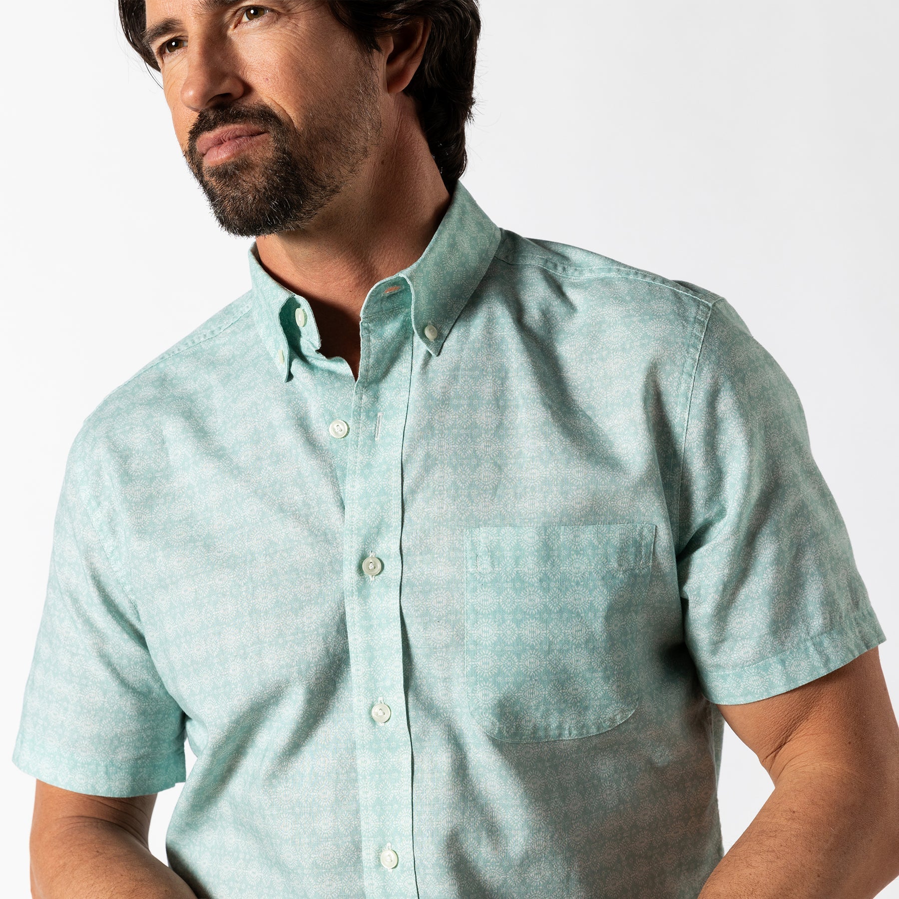 duck head dress shirts Duck Head Men's Joiner Plaid Performance Poplin Sport Shirt M / Coral