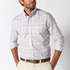 Duck Head Cotton Twill Sport Shirt Winston Plaid - Copper Tan