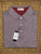 Stinson Short Sleeve Print Performance Knit Polo - White/Navy/Bordeaux