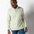 Duck Head Wakeman Stripe Performance 1/4 Zip Pullover - Pear Green