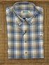 Stinson Long Sleeve Plaid 100% Cotton Wrinkle-Free Sport Shirt - Multi
