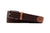 Martin Dingman Lexington Braided Italian Saddle Leather and Elastic Belt - Chestnut/Walnut