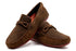Martin Dingman Bermuda Suede Braided Bit Loafers - Burnt Oak