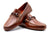 Martin Dingman Monte Carlo Saddle Leather Horse Bit Driving Loafers - Cigar