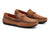 Martin Dingman Bermuda Hand Buffet Pebble Grain Leather Braided Bit  Loafers - Old Saddle