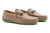 Martin Dingman Bermuda Nubuck Braided Bit Loafers - Sand