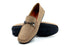 Martin Dingman Bermuda Nubuck Horse Bit Loafers - Biscuit