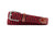 Martin Dingman Collegiate Newport Woven Italian Rayon Elastic Belt - Black/Red