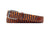 Martin Dingman Collegiate Newport Woven Italian Rayon Elastic Belt - Navy/Ornge