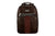 Martin Dingman Rudyard Saddle Leather Globe Trotter Backpack - Chocolate