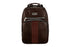 Martin Dingman Rudyard Saddle Leather Globe Trotter Backpack - Chocolate