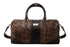 Martin Dingman Safari Nile Crocodile Grain Duffel - Burnt Pecan