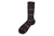 Martin Dingman Stripe Andean Alpaca Yarn Socks - Walnut