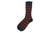 Martin Dingman Stripe Andean Alpaca Yarn Socks - Navy