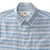 Duck Head Woodruff Stripe Linen Cotton Oxford Sport Shirt - Lure Blue