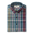 Duck Head Reid Plaid Cotton Slub Sport Shirt - Coronet Blue