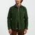 Duck Head Slater Moleskin Overshirt - Pine Green Print