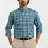 Duck Head Thompson Plaid Cotton Oxford Sport Shirt - Legion Blue