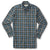 Duck Head Hamlett Plaid Cotton Twill Sport Shirt - Dark Forest Green