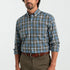 Duck Head Hamlett Plaid Cotton Twill Sport Shirt - Dark Forest Green