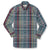 Duck Head Reid Plaid Cotton Slub Sport Shirt - Coronet Blue