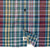 Duck Head Reid Plaid Cotton Slub Sport Shirt - Coronet Blue