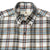 Duck Head Russin Plaid Cotton Flannel Sport Shirt  - Soft White