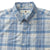 Duck Head Performance Poplin Sport Shirt Marina Plaid - Light Blue