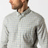 Duck Head Cotton Twill Sport Shirt Cooper Plaid - Lake Blue
