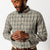 Duck Head Cotton Slub Sport Shirt Croft Plaid - Orion Blue