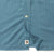 Duck Head Performance Poplin Sport Shirt Reilly Gingham - Teal Blue