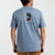 Duck Head  Logo Short Sleeve T-Shirt - Stone Blue Heather