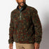 Duck Head Pineview Fleece 1/4 Snap Pullover Meadow Print - Deep Olive
