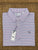 Stinson Short Sleeve Mini Stripe Performance Knit Polo - Salmon/Slate/White