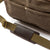 Duck Head Waxed Canvas Laptop Bag - Field Brown
