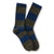 Duck Head Striped Ribbed Sock - Olive