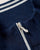 Johnnie-O Desmond Plaited Cotton Blend 1/4 Zip Sweater - Midnight
