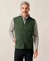 Johnnie-O Denalis Double-Zip Fleece Vest - Evergreen