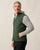Johnnie-O Denalis Double-Zip Fleece Vest - Evergreen