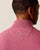 Johnnie-O Desmond Plaited Cotton Blend 1/4 Zip Sweater - Berry