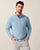 Johnnie-O Desmond Plaited Cotton Blend 1/4 Zip Sweater - Infinity