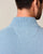 Johnnie-O Desmond Plaited Cotton Blend 1/4 Zip Sweater - Infinity