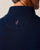 Johnnie-O Desmond Plaited Cotton Blend 1/4 Zip Sweater - Midnight