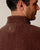 Johnnie-O Dion Sherpa 1/4 Zip Pullover - Mushroom