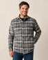 Johnnie-O Hassler Cashmere Blend Sherpa-Lined Shacket - Light Gray