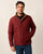 Johnnie-O Juno Quilted Snap Jacket - Dark Maroon